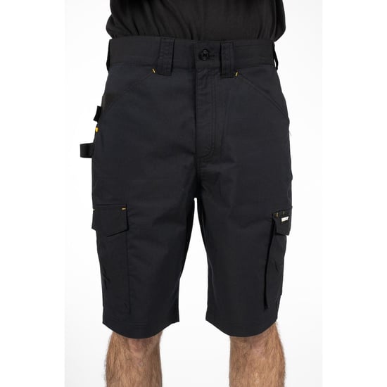 Caterpillar Nexus Stretch Katoenen Zwarte Werkkorte Broeken voor Mannen - Image 1