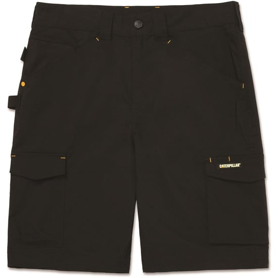Caterpillar Nexus Stretch Katoenen Zwarte Werkkorte Broeken voor Mannen - Image 4