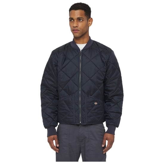 Dickies Diamond Heren Blauw Gequilt Jacket - Image 1