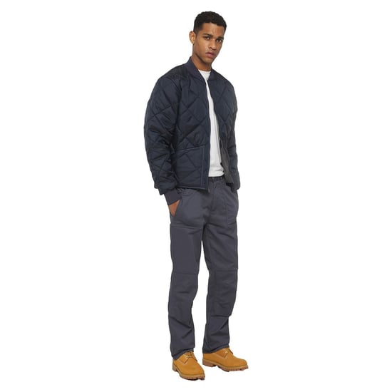 Dickies Diamond Heren Blauw Gequilt Jacket - Image 3