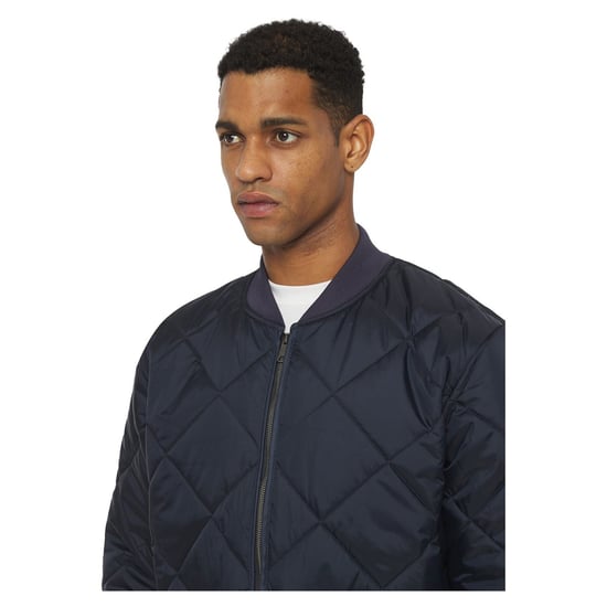 Dickies Diamond Heren Blauw Gequilt Jacket - Image 4