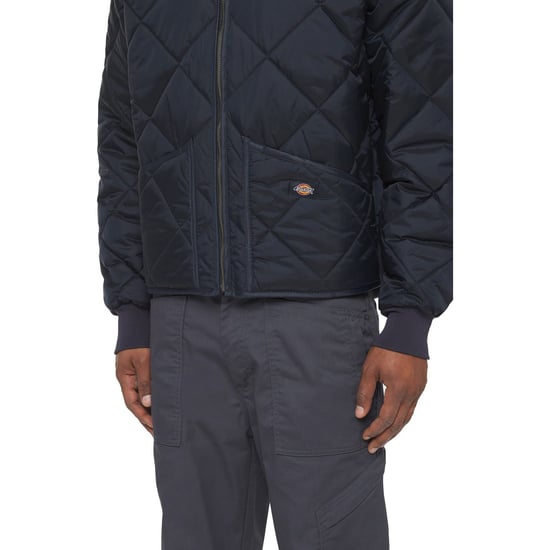 Dickies Diamond Heren Blauw Gequilt Jacket - Image 5