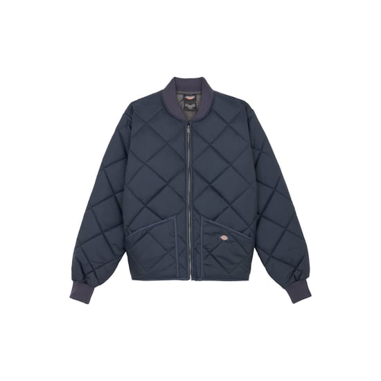 Dickies Diamond Heren Blauw Gequilt Jacket - Image 6