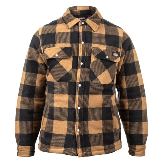 Dickies Portland Polyester Heren Khaki Casual Shirt - Image 5