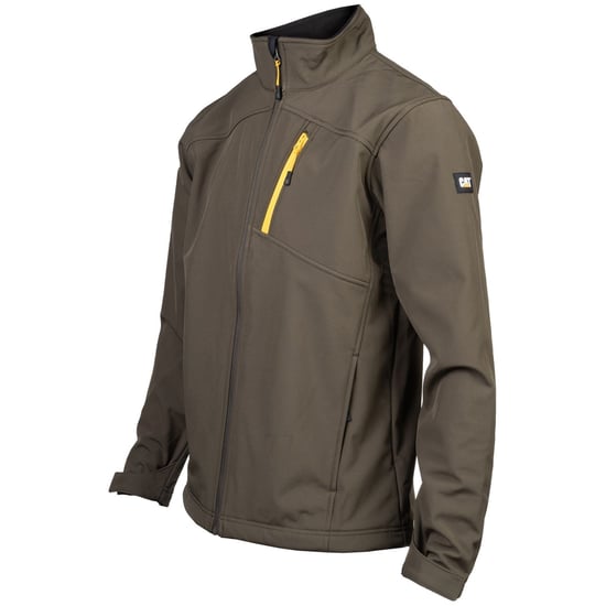 Caterpillar Essentials Shell Heren Mosgroene Softshell Jas - Image 2