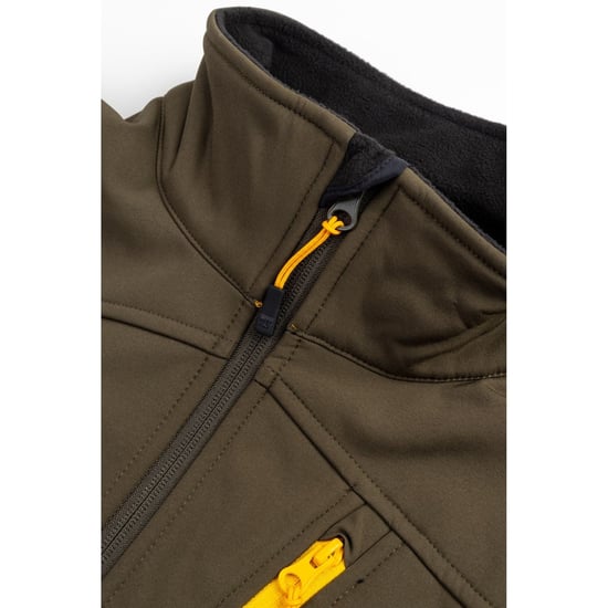 Caterpillar Essentials Shell Heren Mosgroene Softshell Jas - Image 4