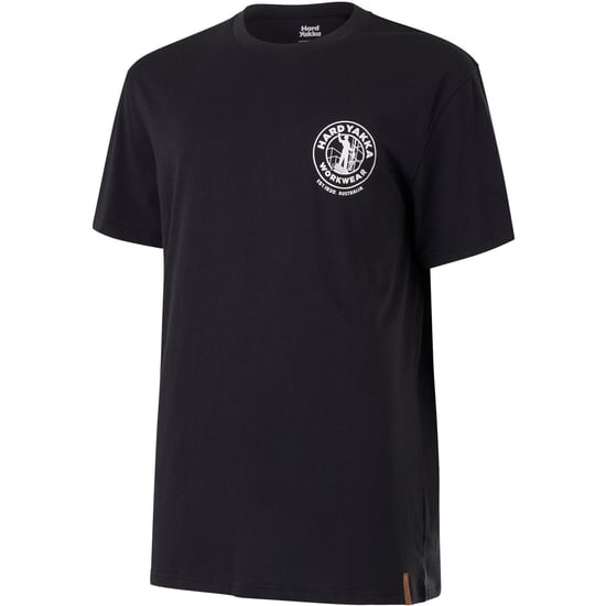 Hard Yakka Heritage Icon Katoenen Zwart T-Shirt voor Mannen - Image 3