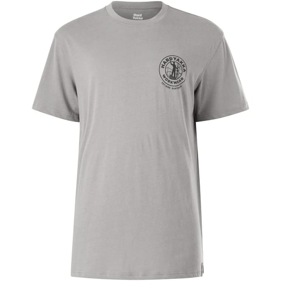 Hard Yakka Heritage Icon Katoenen Grijze T-Shirt voor Heren - Image 1