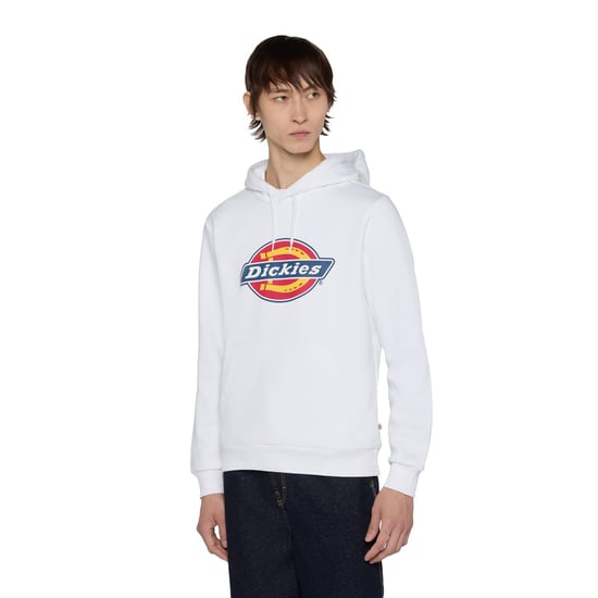 Dickies Icon Logo Polyester Unisex Volwassenen Witte Hoodie - Image 1