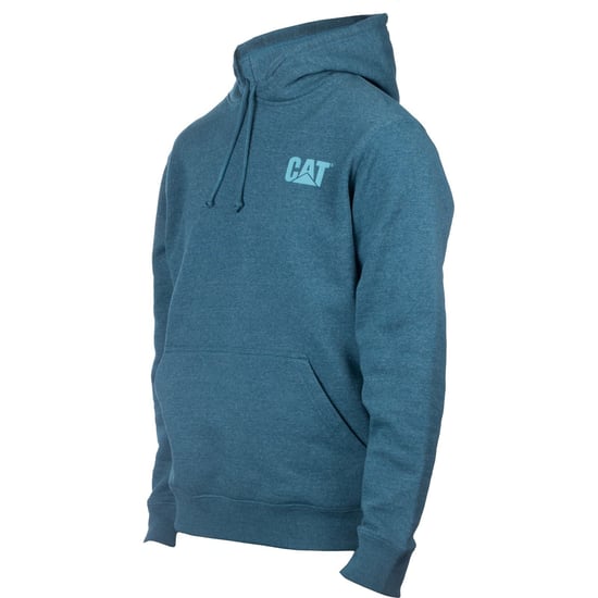 Caterpillar Merkenbanner Katoenen Mannen Blauw Hoodie Sweatshirt - Image 6