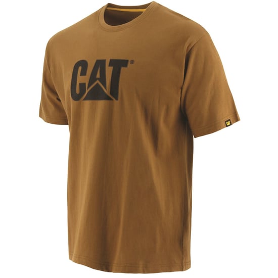 Caterpillar Merkenlogo Katoenen Heren Bronze T-Shirt - Image 5