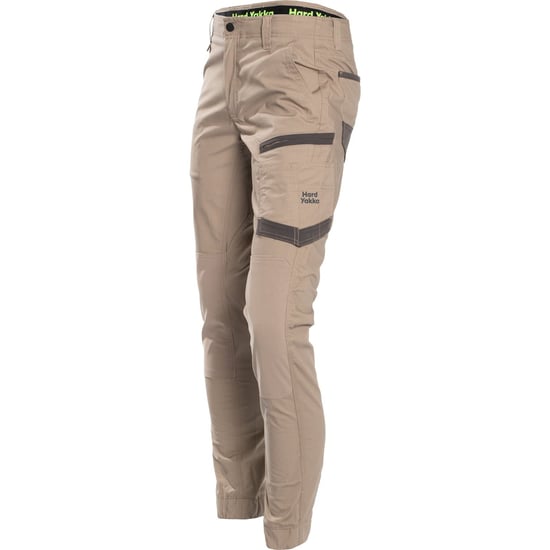Hard Yakka Raptor Cuff Katoenen Heren Tan Buitenbroek - Image 3