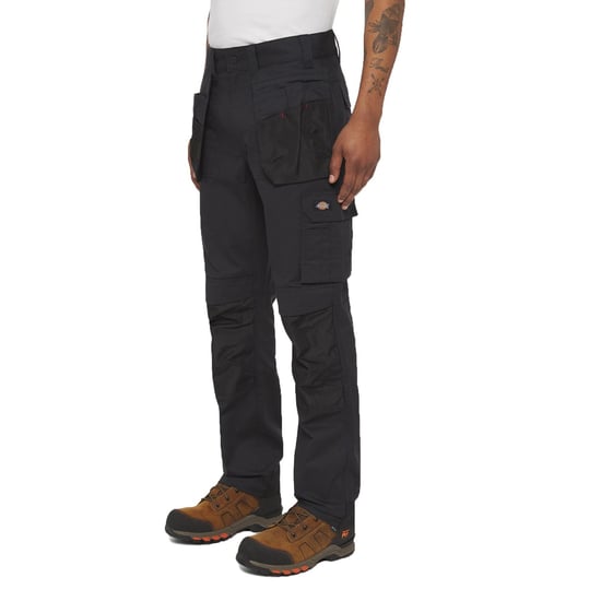 Dickies Multi Pocket Utility Polyester Zwarte Werkbroek voor Mannen - Image 1