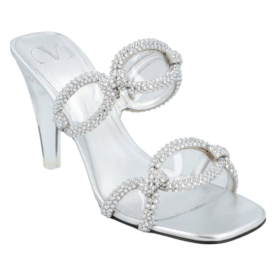Valentino Chain 1967 Slide Sandalen Zilver - Image 1