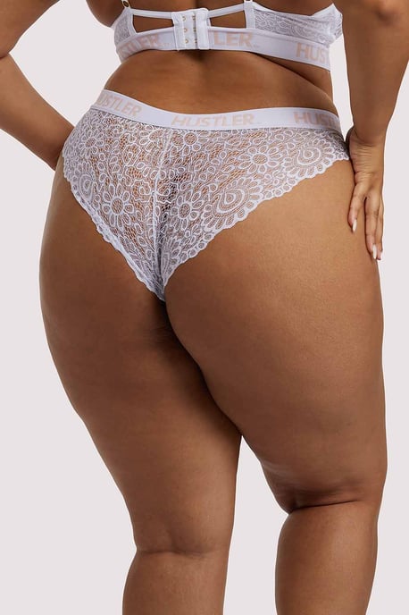 Hustler Branded Lace Brief - Image 2