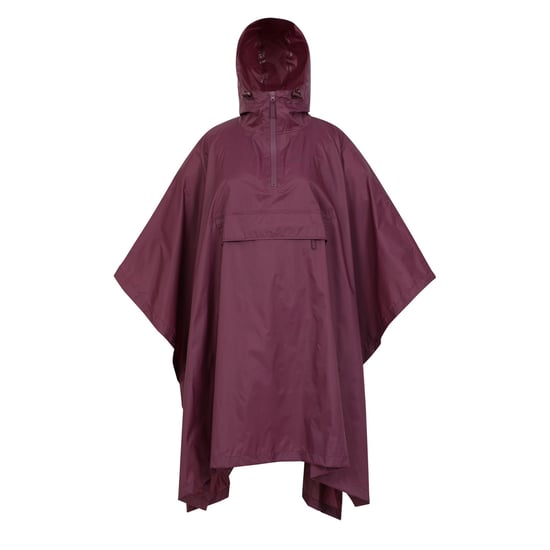 Mountain Warehouse Dames/Dames Pakka Waterdichte Poncho (Donkerpaars) - Image 1