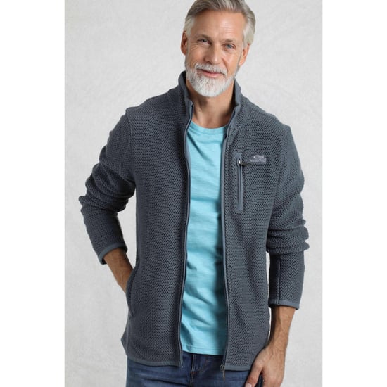 Weird Fish Heren Transom Zip Macaroni Eco Friendly Jacket (Stofblauw) - Image 3