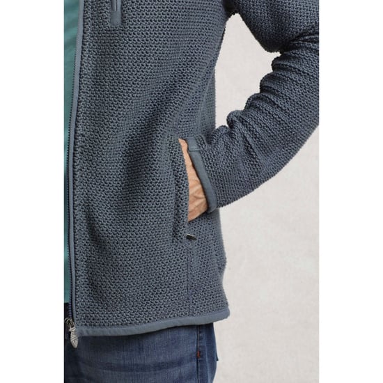 Weird Fish Heren Transom Zip Macaroni Eco Friendly Jacket (Stofblauw) - Image 4