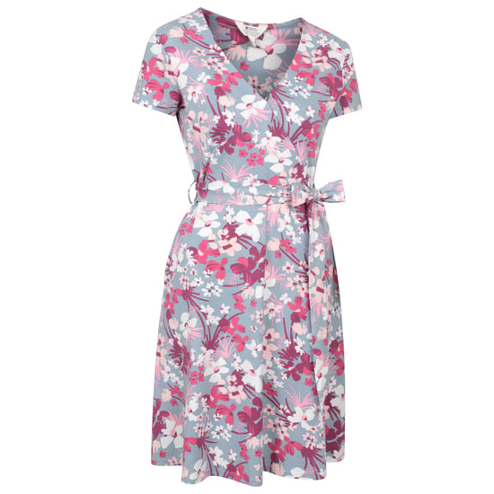 Mountain Warehouse Dames/Dames Santorini Cherry Blossom Jersey Wrap Dress (Roze) - Image 3