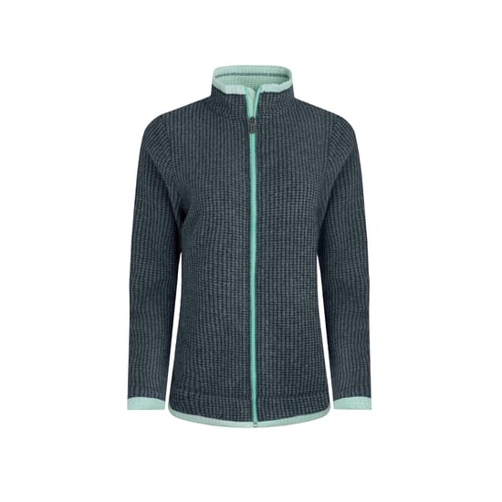 Weird Fish Dames/Dames Ariana Grid Eco Friendly Full Zip Fleecejack (Rijke marine) - Image 1