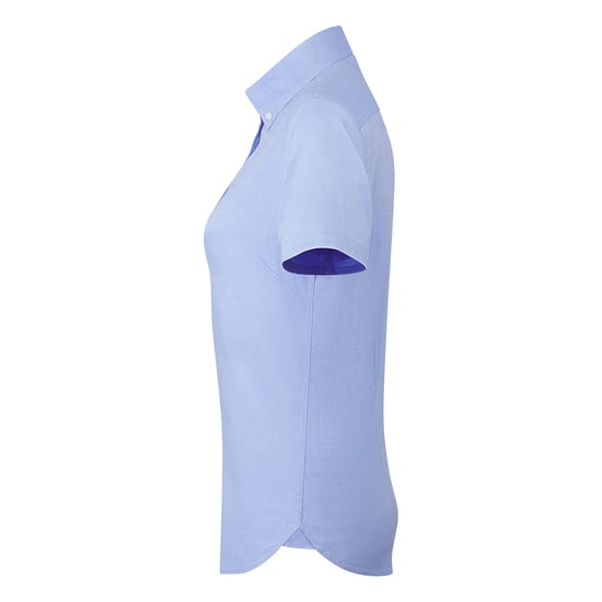 Premier Dames/Dames Supreme Oxford Formeel Overhemd Met Korte Mouwen (Oxford Blauw) - Image 3