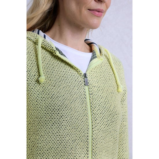 Weird Fish Dames/Dames Chicoa Macaroni Full Zip Hoodie (Selderij) - Image 4