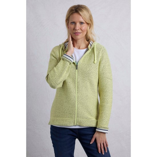 Weird Fish Dames/Dames Chicoa Macaroni Full Zip Hoodie (Selderij) - Image 6
