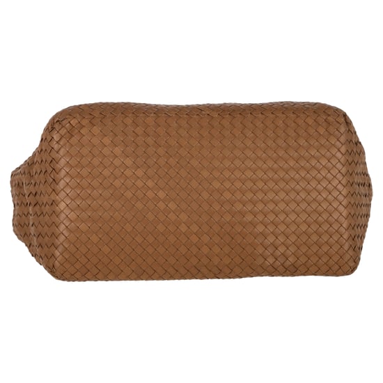 Bottega Veneta Intrecciato Brick Schoudertas in Bruin Leer - Image 4
