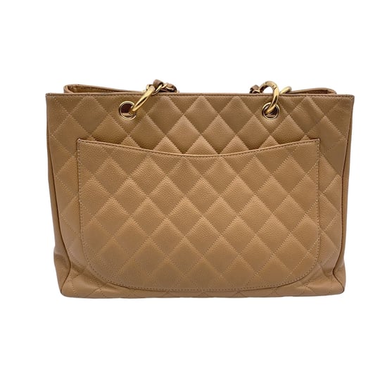 Chanel Leather Tote Bag Grand shopping - Image 3