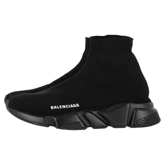 Balenciaga Speed Trainer Sneakers in Black Polyester - Image 4