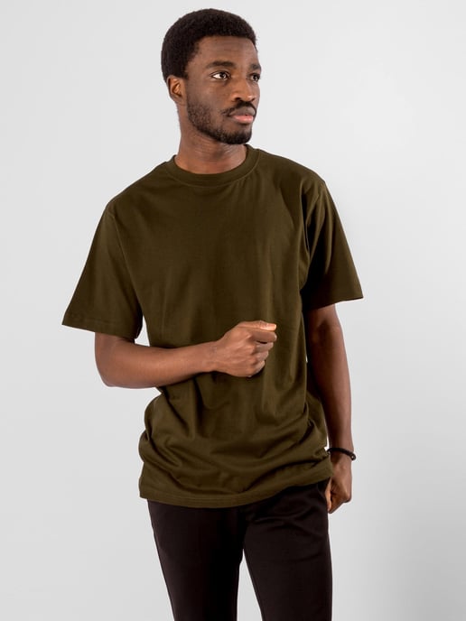 Oversized T-shirt - Olijf - Image 1