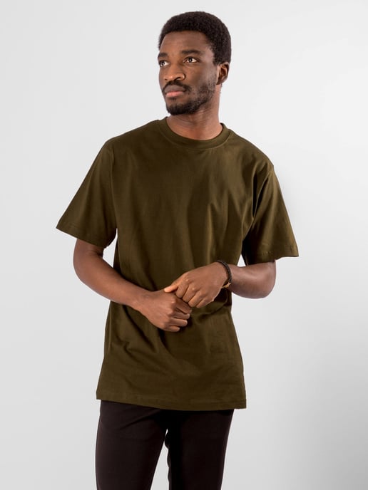 Oversized T-shirt - Olijf - Image 3