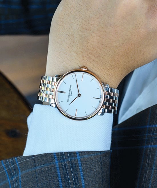 Frédérique Constant Slimline Heren Multicolor Horloge FC-200V5S32B - Image 3