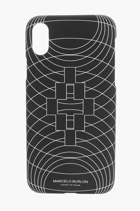 reliëf bedrukte RSD TRANSPORTE EXCEP XS iPhone-hoes in zwart - Image 1