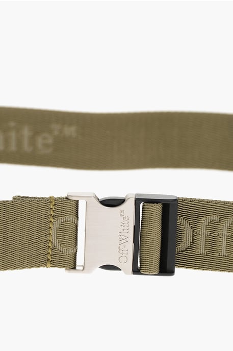 Tape riem met logo-opschrift 35 mm in groen - Image 2