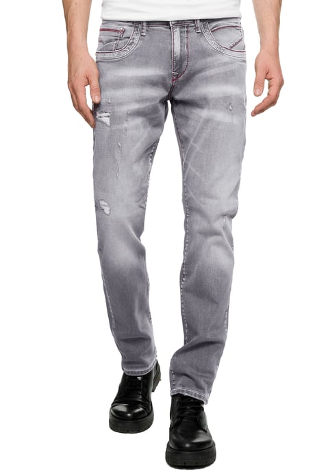 Jeansbroek "ODAR" destroyed regular fit stretch - Image 4