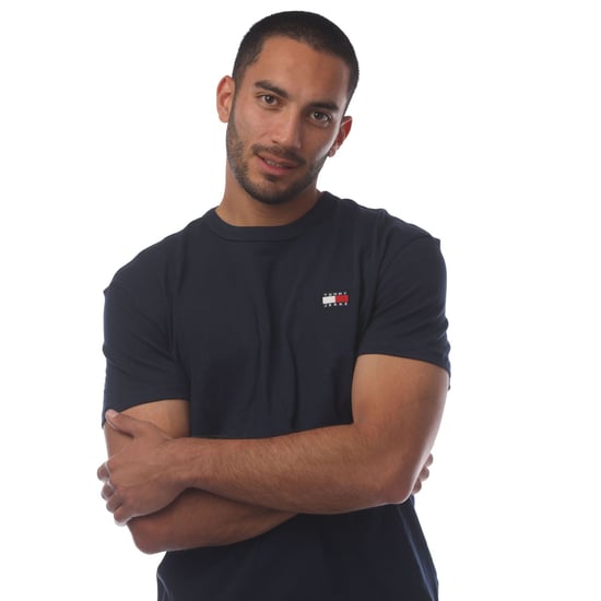 Heren Tommy Hilfiger Tonal Badge T-Shirt in Blauw - Image 2