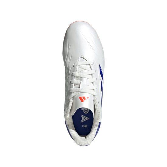 Boy's adidas Juniors Copa Pure 2 Club FxG Football Boots in White - Image 2