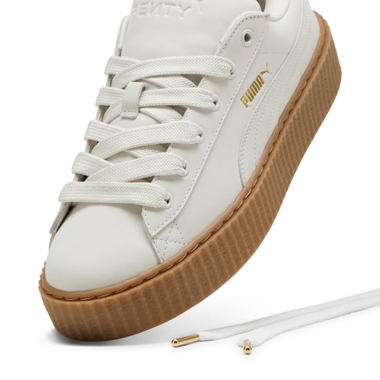 Puma Creeper Phatty Nubuck Unisex White Trainers - Image 6