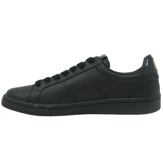 Fred Perry B4290 220 B721 Zwarte leren Tab leren sneakers - Image 3