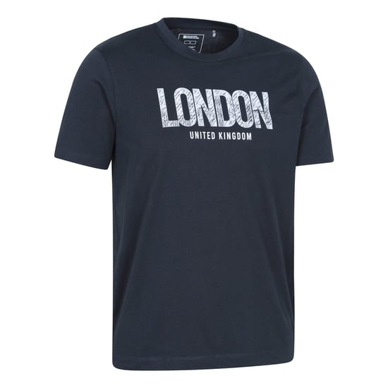 Mountain Warehouse Heren Londen T-Shirt met korte mouwen (Marine) - Image 3