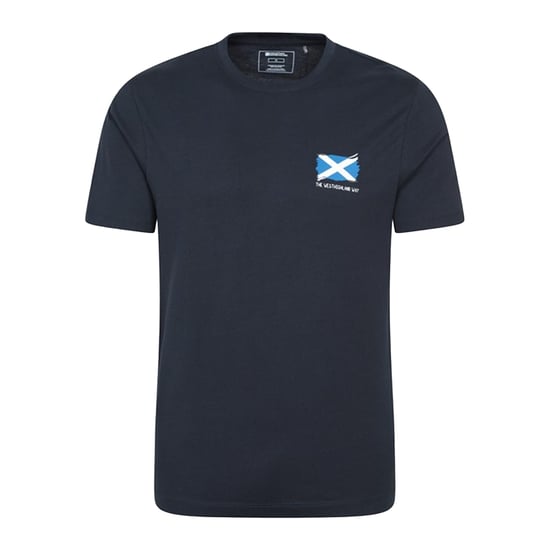 Mountain Warehouse Heren West Highlands Korte Mouw T-Shirt (Marineblauw) - Image 1