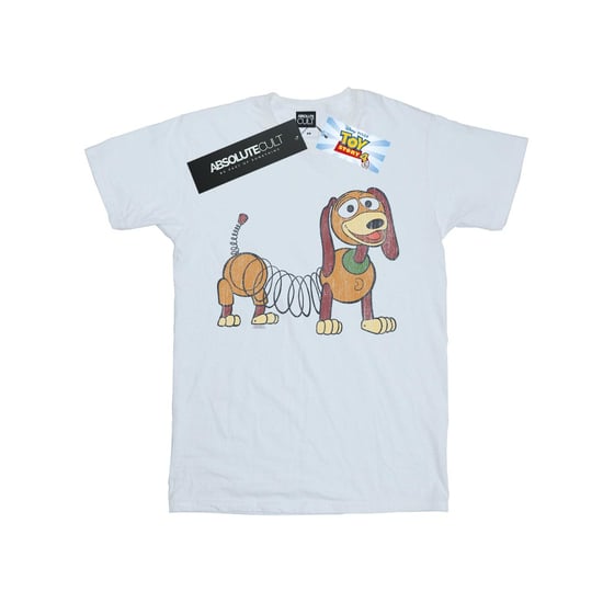 Disney Heren Toy Story 4 Slinky Pose T-Shirt (Wit) - Image 1
