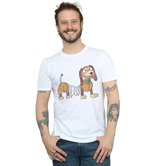 Disney Heren Toy Story 4 Slinky Pose T-Shirt (Wit) - Image 2