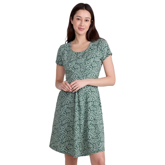 Mountain Warehouse Dames/Dames Orchid Leaf UV Midi Dress (Kaki Groen) - Image 4