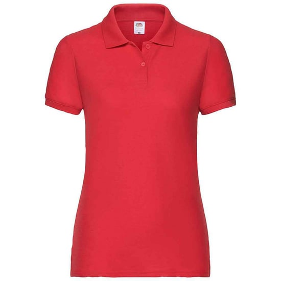 Fruit of the Loom Dames/dames Dame Fit Piqué Polo Shirt (Rood) - Image 1