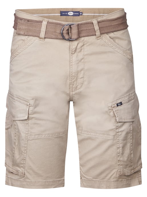 Petrol Industries - Heren Cargo Short met Riem Seasalt - Bruin - Image 1