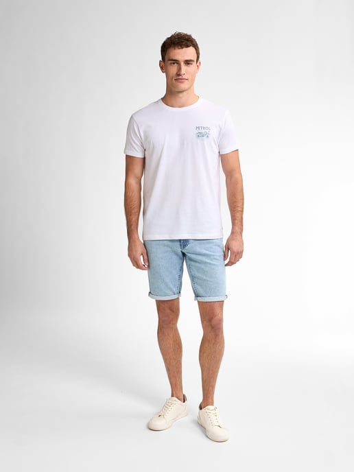Petrol Industries - Heren Bassano Denim Short Tropicana - Blauw - Image 5