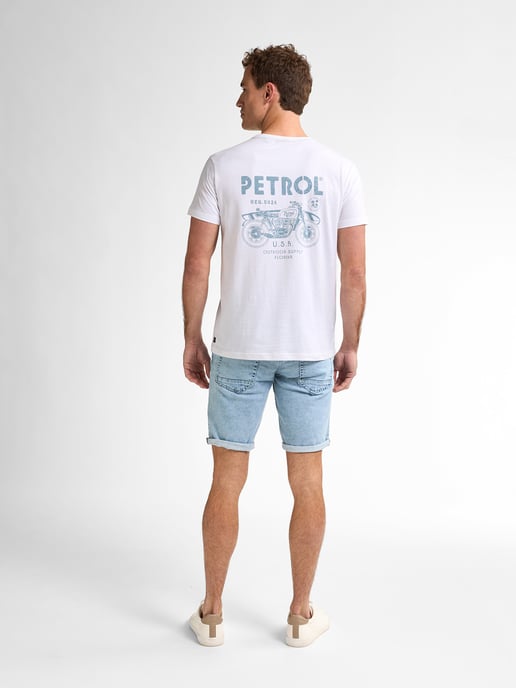 Petrol Industries - Heren Bassano Denim Short Tropicana - Blauw - Image 6
