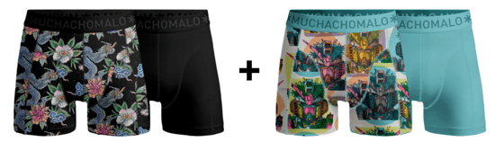 Muchachomalo Heren Boxershorts - 2+2 Pack - Mannen Onderbroeken - Image 1